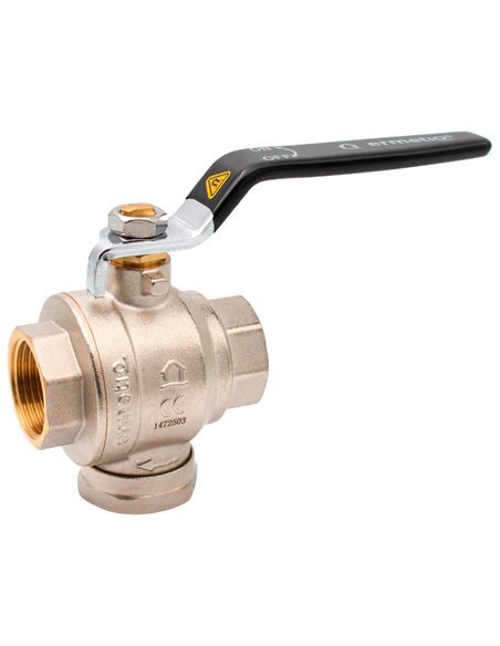 Robinet sferic cu filtru magnetic 1"FF - Ermetiq - ER-LTFF11