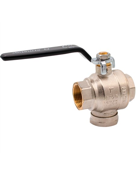 Robinet sferic cu filtru magnetic 1"FF - Ermetiq - ER-LTFF11