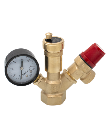 Kit de siguranta 3 bari/1"  - Ermetiq - EVP-XF34F