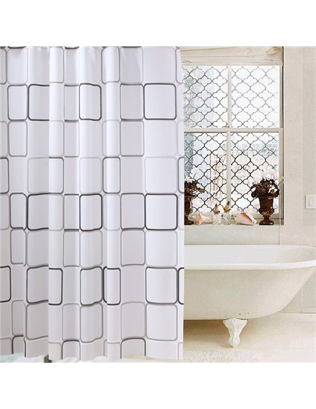 Perdea dus SQUARES 180X200 - Ermetiq - ER-SCE001