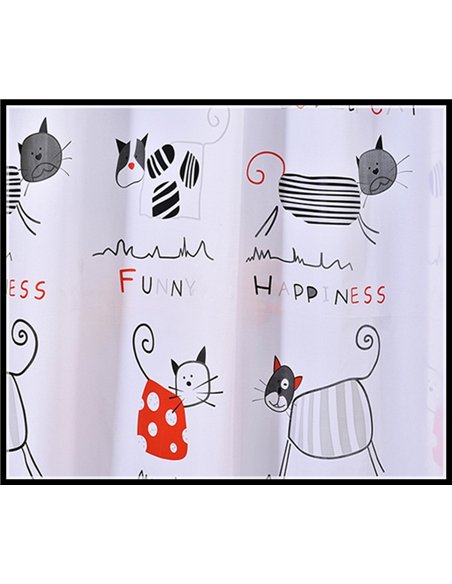Perdea dus KITTENS 180X200 - Ermetiq - ER-SCE003