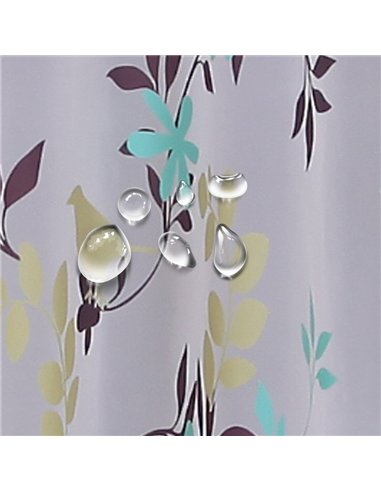 Perdea dus COFFEE TREES 180X200 - Ermetiq - ER-SCE011