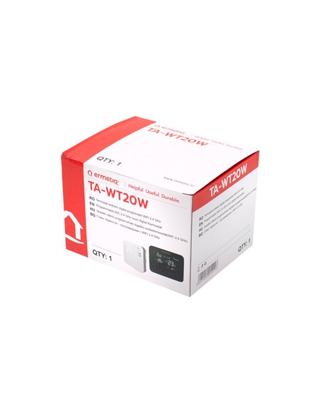 Termostat ambient digital programabil WiFi 2.4 GHz - Ermetiq - TA-WT20W
