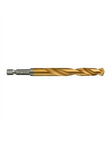 Burghiu pentru metal SWave HSS-G Tin 10 mm - 5 bucăți [4932478184] 