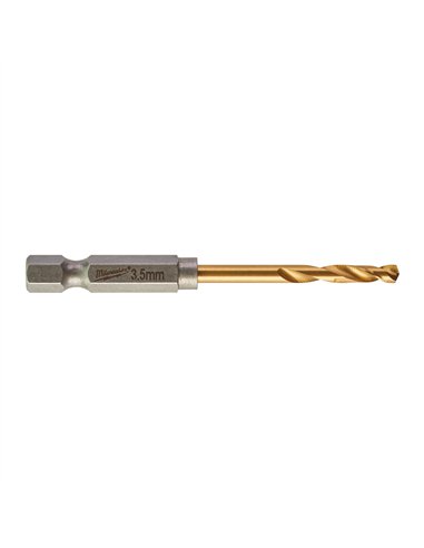 Burghiu pentru metal SWave HSS-G Tin 3.5mm - 2 bucăți [48894707] 