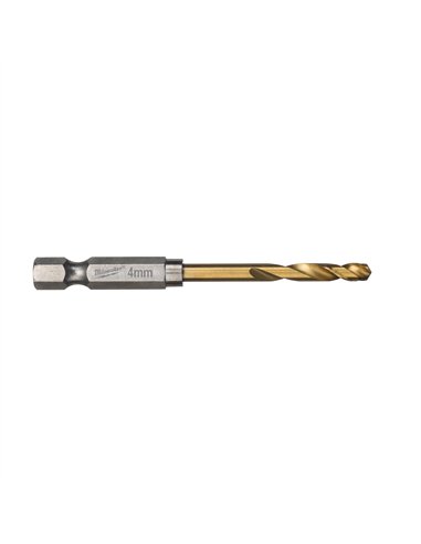 Burghiu pentru metal SWave HSS-G Tin 4 mm - 10 buc [4932478178] 
