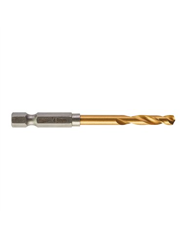 Burghiu pentru metal SWave HSS-G Tin 4.8mm  [48894711] 