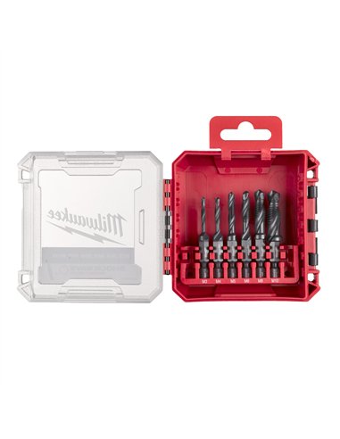 1/4" Burghiu HSS-G Combi Tarod Set - 6 buc [4932498267] 