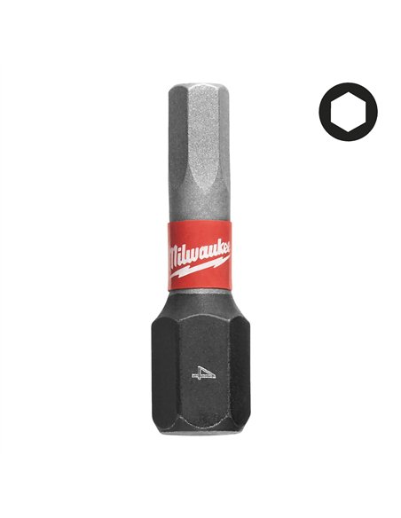 Bit Shockwave Hex4 25 mm - 2 bucăți [4932430895] 