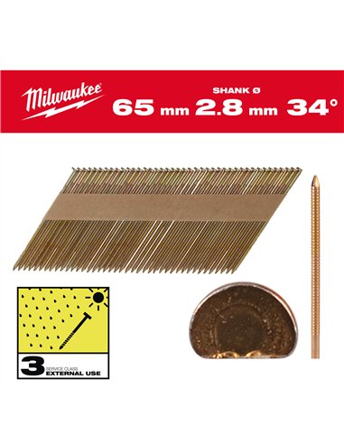 Cuie cap D, 34, 63mm, RS, HDG, 2.200 bucăți [4932492614] 