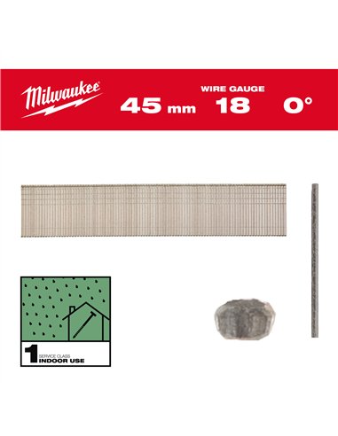 Cuie T, 18G, 45mm, RC G, 5.000 bucăți [4932492555] 