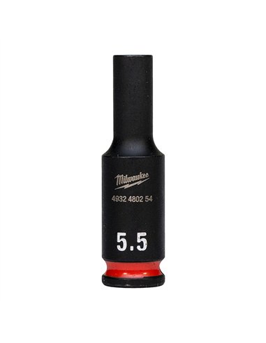 Cheie tubulară de impact ShW 1/4, lungă - 5.5mm [4932480254] 
