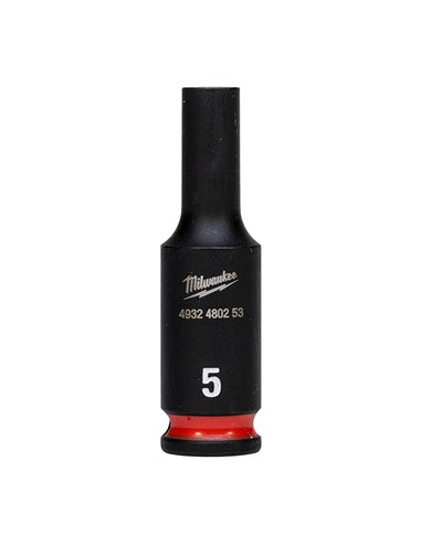 Cheie tubulară de impact ShW 1/4, lungă - 5mm [4932480253] 