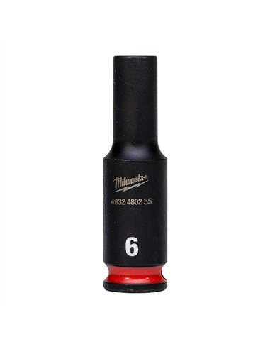 Cheie tubulară de impact ShW 1/4, lungă - 6mm [4932480255] 