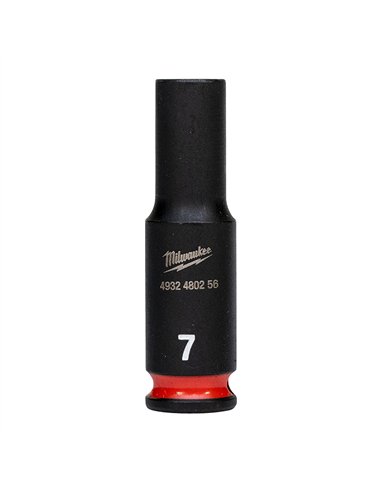 Cheie tubulară de impact ShW 1/4, lungă - 7mm [4932480256] 