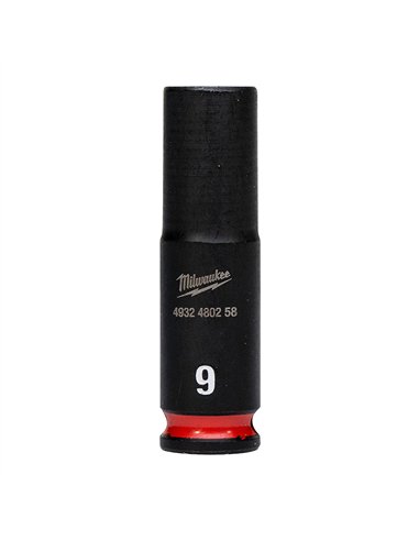 Cheie tubulară de impact ShW 1/4, lungă - 9mm [4932480258] 