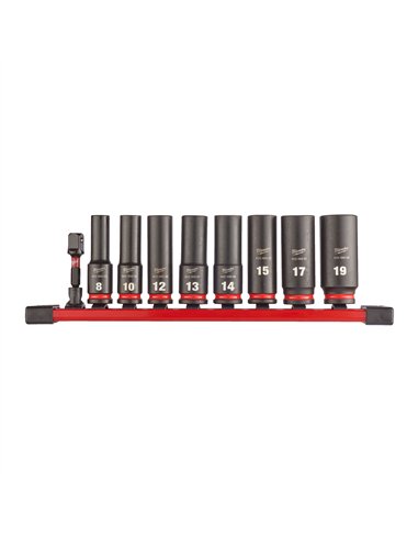 Set de 9 chei tubulare de impact ShW 3/8, lungi, 1 set [4932480455] 