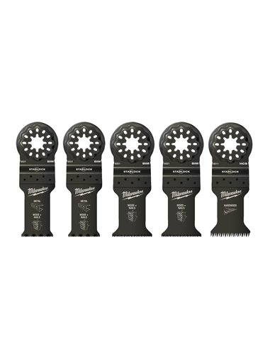 Set pânze multifunctional lemn/metal, 5 bucăți [48906115] 