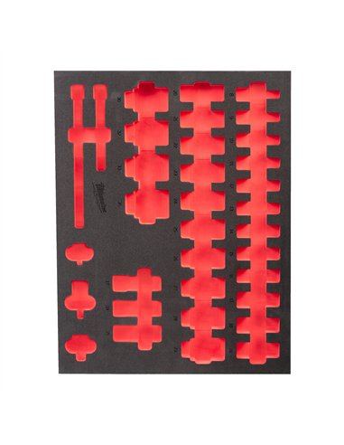 Inserție spumă goală 417x536mm pentru tubulare lungi 1/2" [4932493393] 