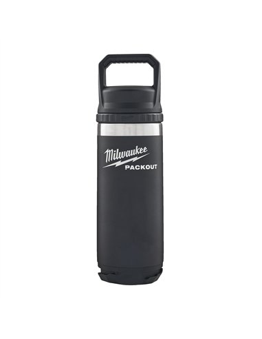 Sticlă neagră PACKOUT™ 532 ml cu capac [4932493992] 