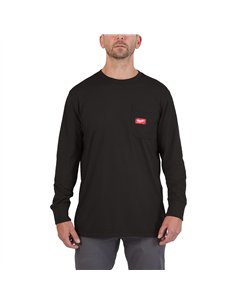 WTLSBLII XXL Bluză lucru, neagră [4932493037] 