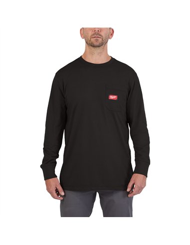 WTLSBLII XXL Bluză lucru, neagră [4932493037] 