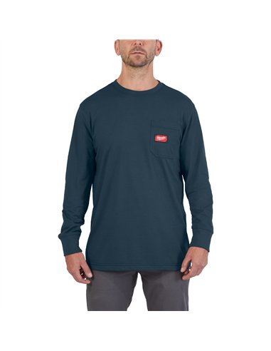 WTLSBLUII XXL Bluză lucru, albastră [4932493047] 