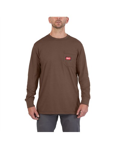 WTLSBRII XL Bluză lucru, maro [4932493061] 