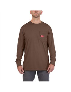 WTLSBRII XXL Bluză lucru, maro [4932493062] 