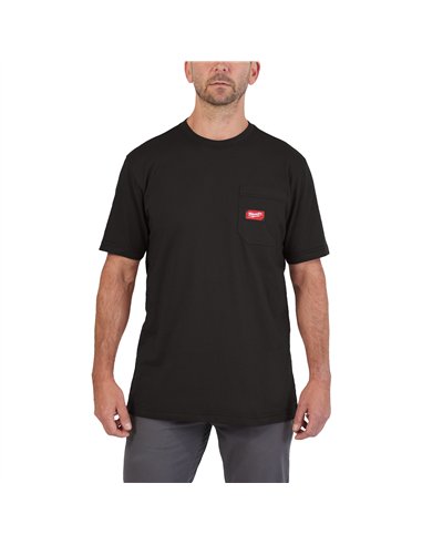 WTSSBL L Tricou lucru negru   [4932493005] 