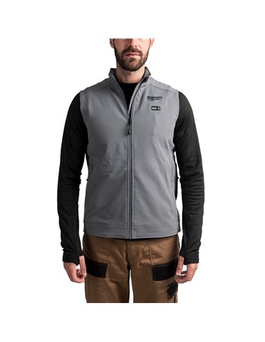 M12HVGREY1-0(XXL) Vestă Incălzită TShell [4932480104] 