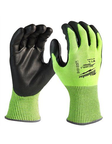Mănuși de înaltă vizibilitate rezistență tăiere D - 11/XXL-1 pereche [4932479930] 