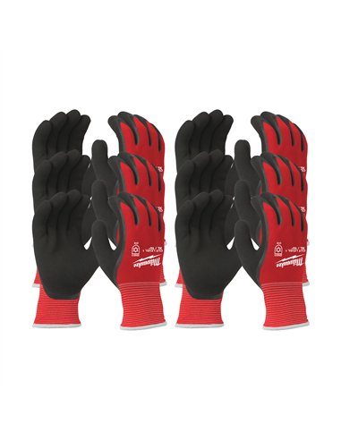Set 12 bucăți Mănuși de iarnă rezistente la tăiere, Nivel A -XL/10 [4932471608] 