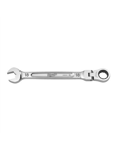 Cheie fixă MAX BITE cu clichet și cap pivotant, 18mm [4932480191] 