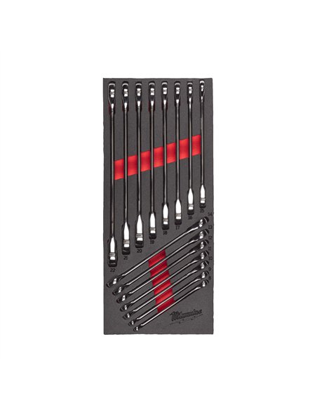 Set de chei combinate MAX BITE în inserție de spumă, 15 bucăți [4932479828] 