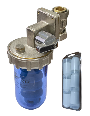 Filtru vertical cu 6 rezerve pt.centrala 1/2"