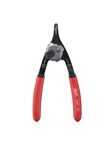 Clește mic pentru inele de siguranță, 45grade, 0,9mm [4932492488] 