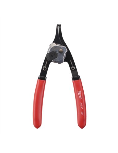 Clește mic pentru inele de siguranță, 90grade, 0,9mm [4932492489] 