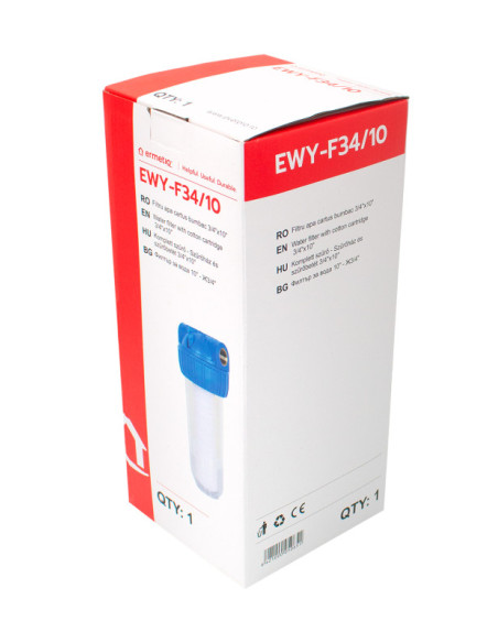 Filtru apa cartus bumbac 3/4"x10"