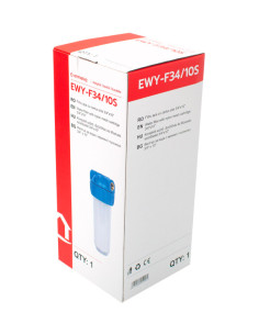 Filtru apa cu cartus sita 3/4"x10" 2