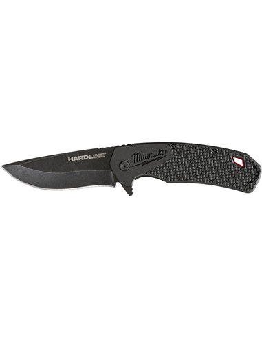 Cuțit pliabil cu lamă netedă 89 mm HARDLINE [4932492453] 