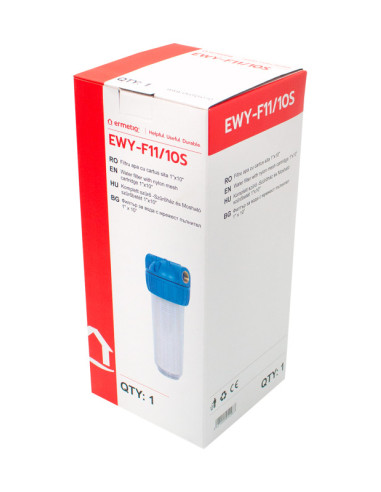 Filtru apa cu cartus sita 1"x10"