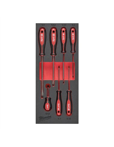 Inserție din spumă set 7 surubelnițe SL [4932492395] 