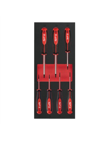 Inserție din spumă set 7 surubelnițe TX [4932492391] 
