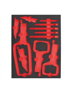 Inserție spumă goală, 11 buc clești  [4932493680] 