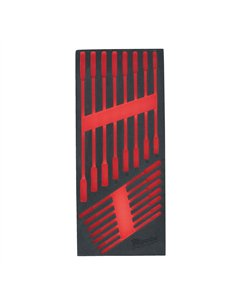 Inserție spumă goală, 15 buc chei combinate cu clichet Maxbite  [4932493666] 