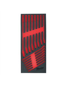 Inserție spumă goală, 15 buc chei fixe Maxbite cu clichet și cap pivotant [4932493667] 