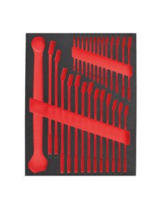 Inserție spumă goală, 27 buc chei combinate Maxbite  [4932493676] 