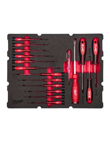 Inserție spumă Packout cu 13 șurubelnițe de precizie [4932493644] 