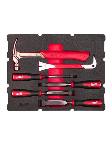 Inserție spumă Packout cu 6 produse pentru dulgherie [4932493641] 